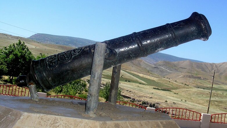 Cannon from the Soran Kingdom on display in the Kurdistan Region’s Rawanduz (Photo: KRG website)