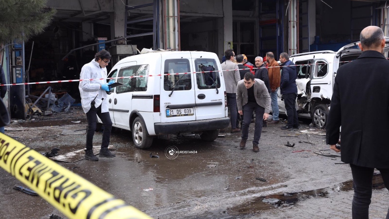 15 civilians were reportedly in a blast in Diyarbakir (Photo: Kurdistan 24).