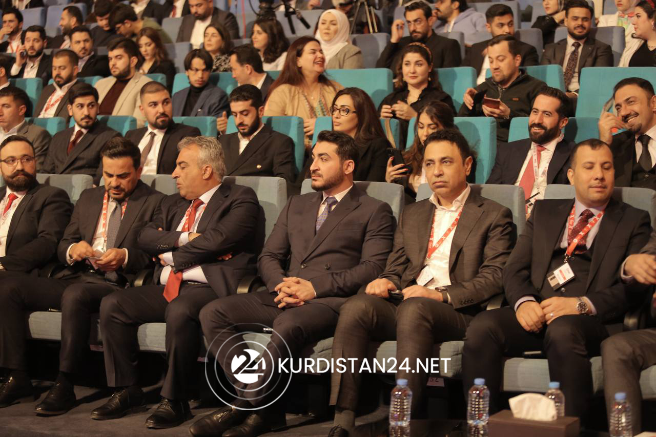 Government officials, members of non-governmental organizations and companies participating in the fifth TEDxNishtiman, March 26, 2022. (Photo: Islam Hero/Kurdistan24)