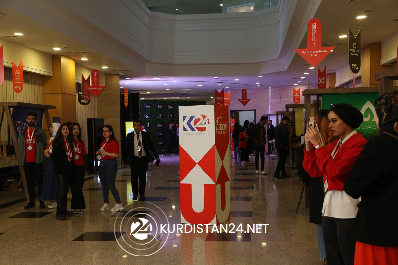 Kurdistan 24 was the media partner for the fifth TEDxNishtiman event, March 26, 2022. (Photo: Islam Hero/Kurdistan24)