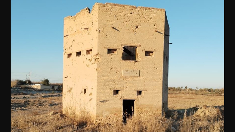 برج المفتول المُكتَشَف في الفلوجة- وكالة الأنباء العراقية (واع)