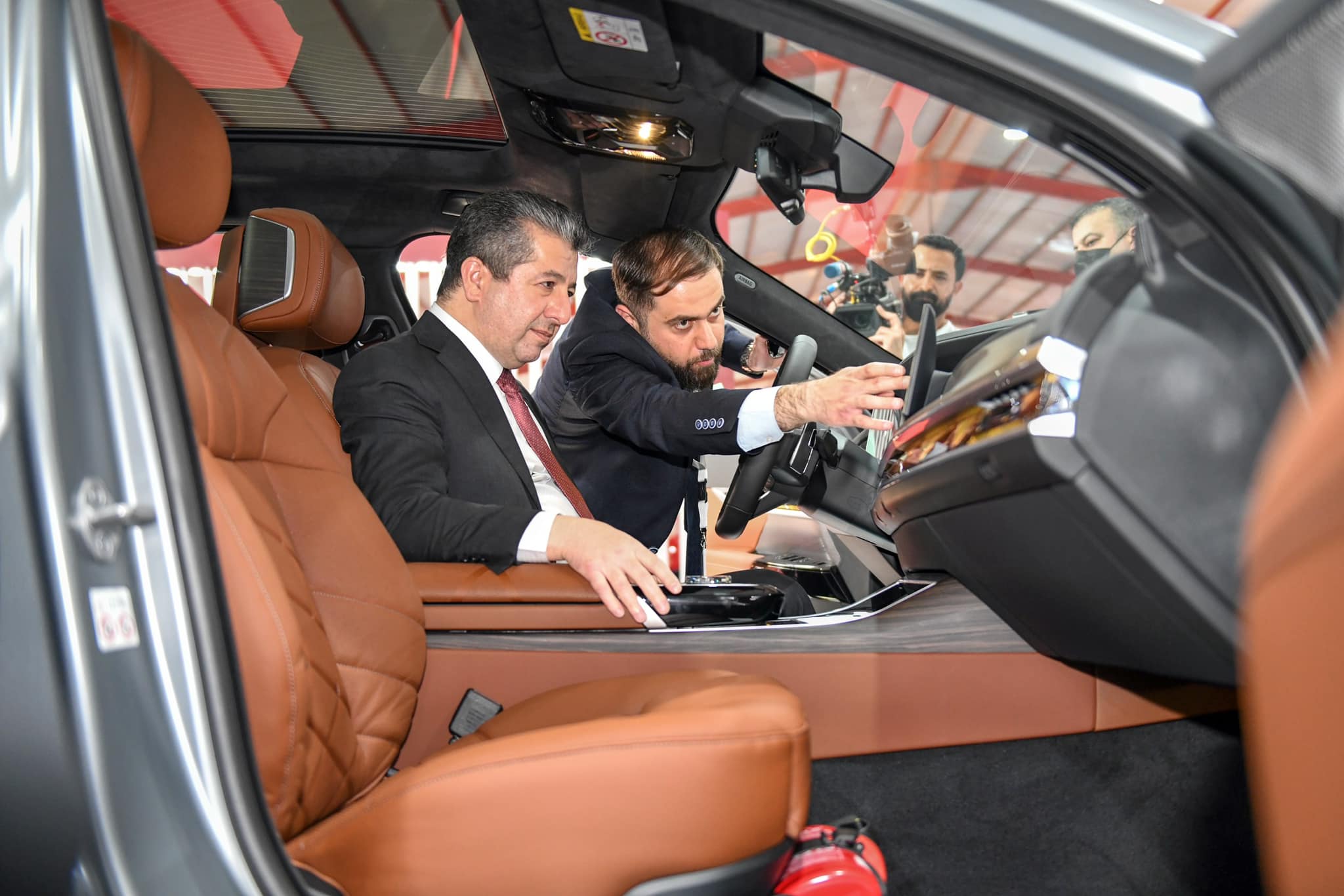 PM Barzani inaugurates auto show in Erbil