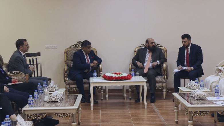 Lord Ahmad, the Minister of State for the Middle East, North Africa, South Asia and United Nations visited Lalesh on Thursday, March 2, 2023 (Photo: Lord (Tariq) Ahmad of Wimbledon/Twitter).