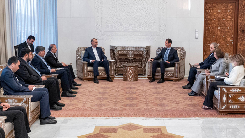 دیدار وزیر امور خارجه ایران در لاذقیه با بشار اسد، رئیس جمهور سوریه 