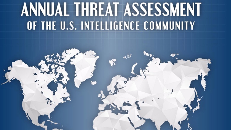 Screenshot of the frontpage of the annual threat report of the U.S. Intelligence Community (Photo: Office of the Director of National Intelligence)