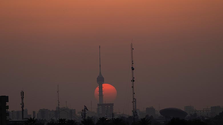 The sun sets over Baghdad, Iraq, on Thursday, March 2, 2023. (Photo: AP)