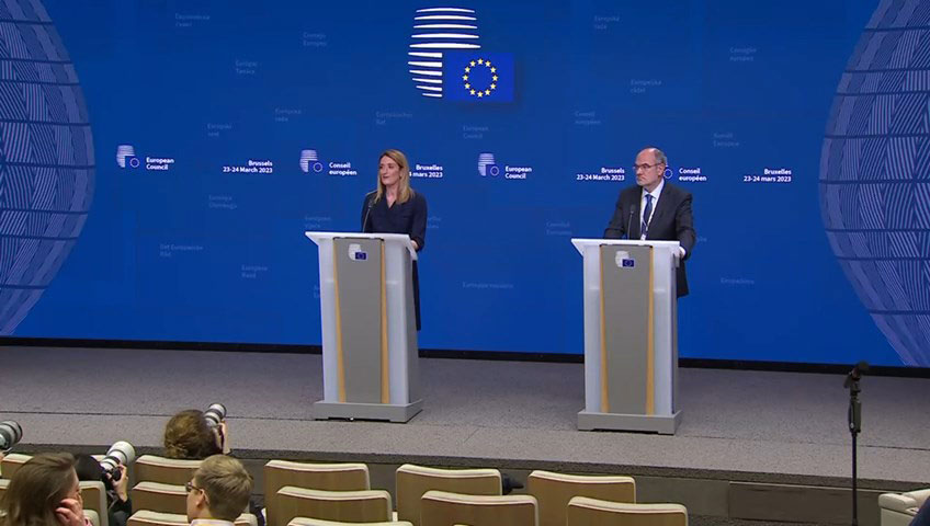 رئيسة البرلمان الأوروبي روبيرتا ميتسولا