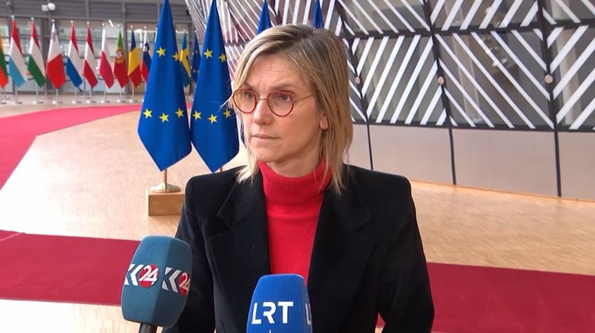 Agnès Pannier-Runacher, Minister for Energy Transition of France, speaking to Kurdistan 24, March 26, 2023. (Photo: Kurdistan 24)