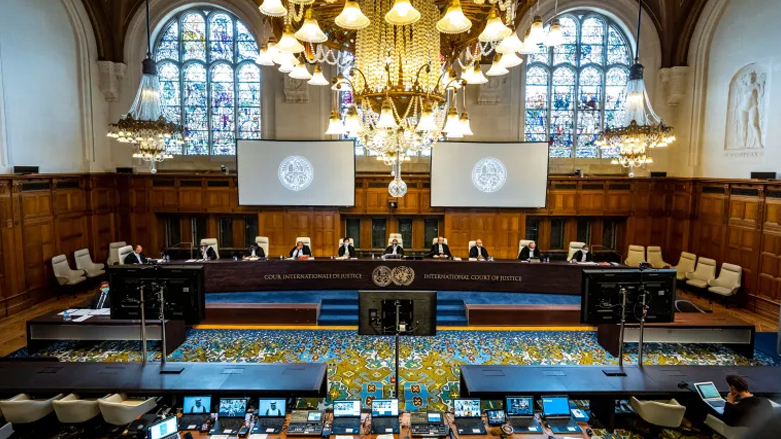 جانب من جلسات محكمة العدل الدولية (مواقع التواصل)