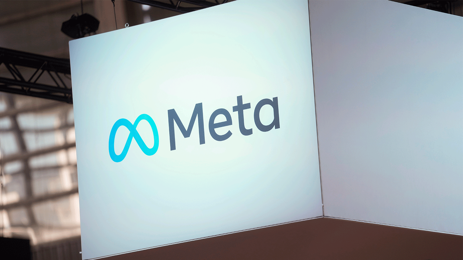 The Meta logo is seen at the Vivatech show in Paris, France, June 14, 2023. (Photo: AP)