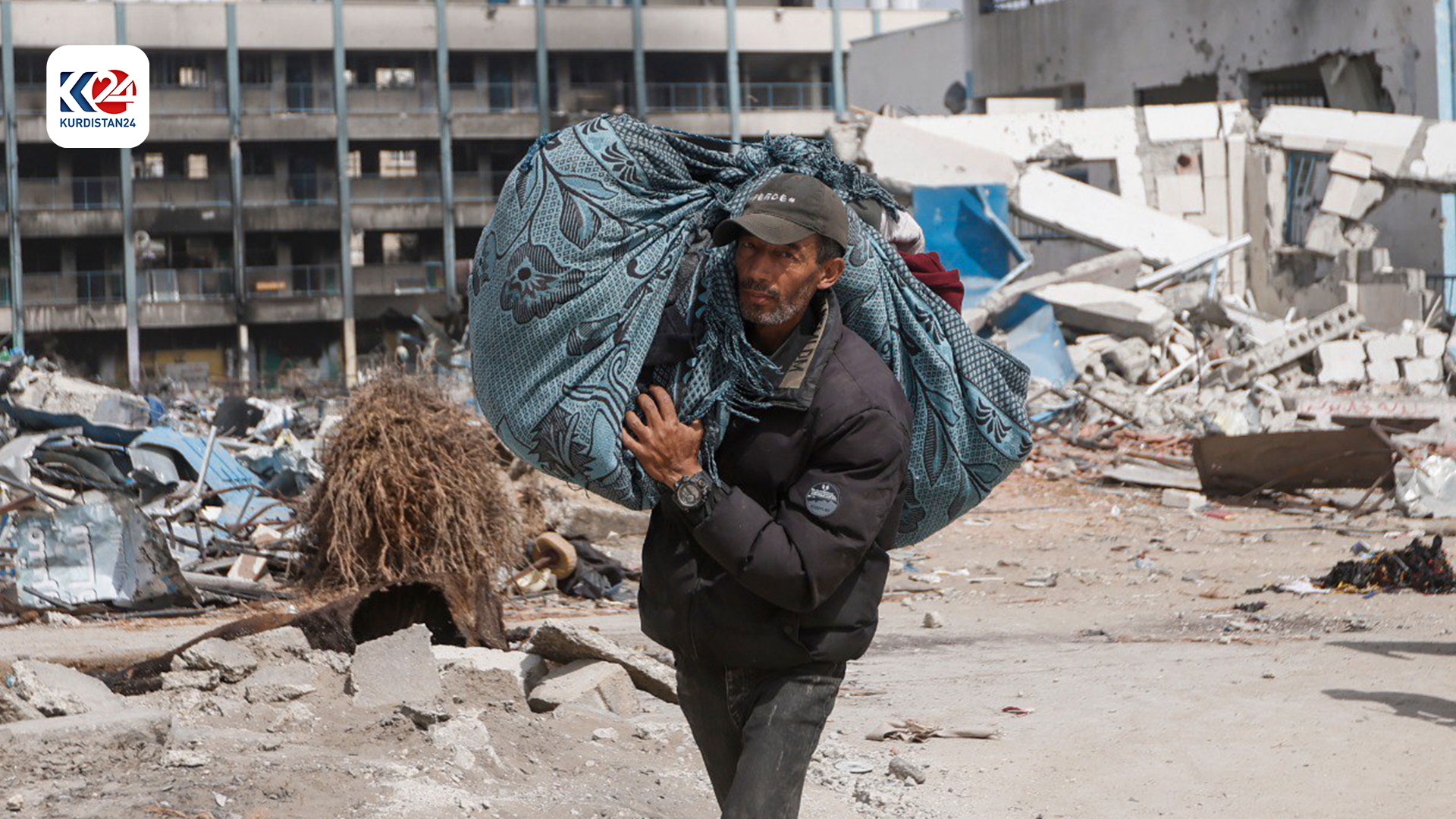 شەڕ لە غەززە بەردەوامە و رۆژانە خەڵک ئاوارە دەبێت (وێنە: AFP)