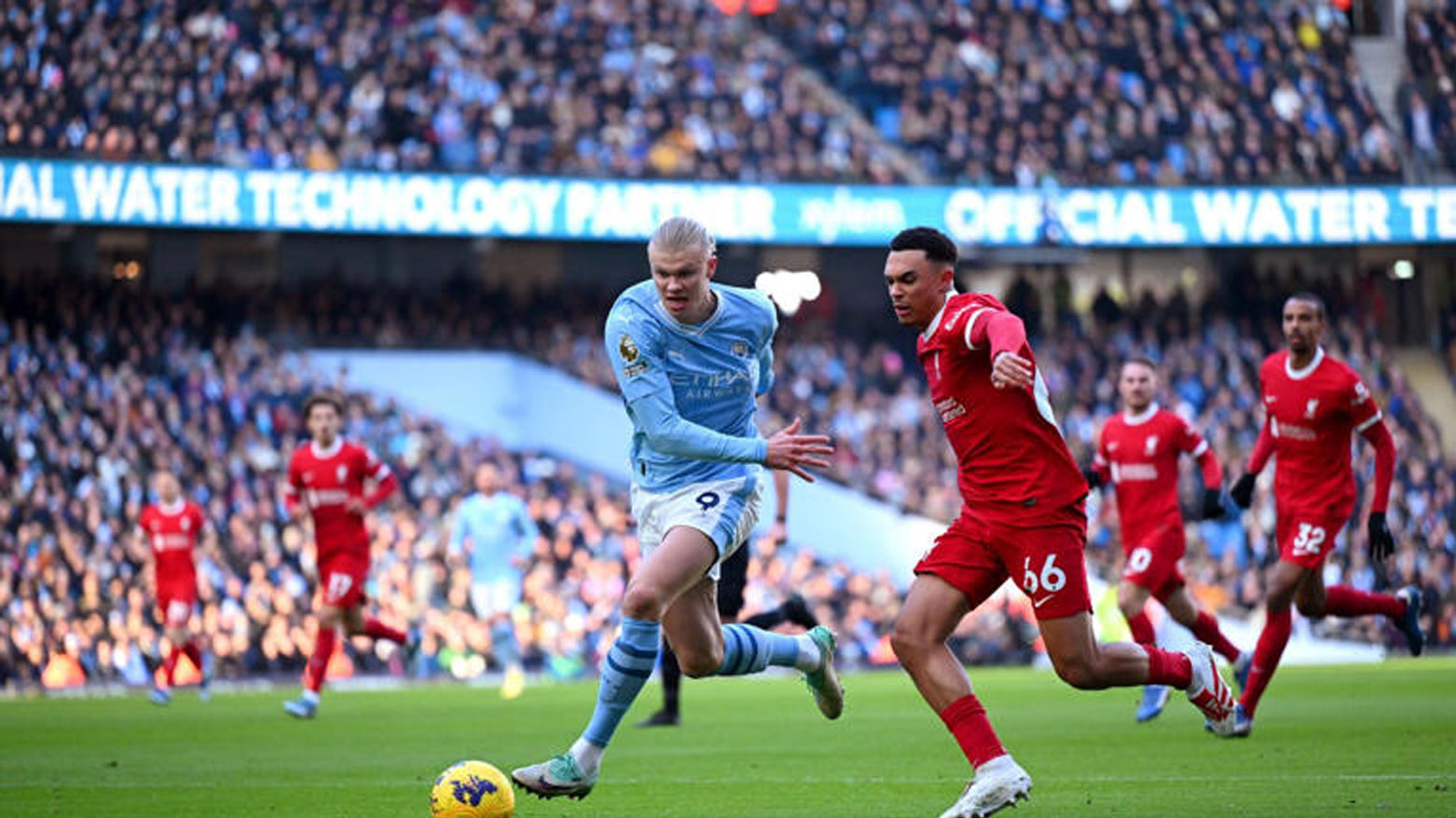 من مباراة الفريقين في ذهاب الدوري الإنكليزي