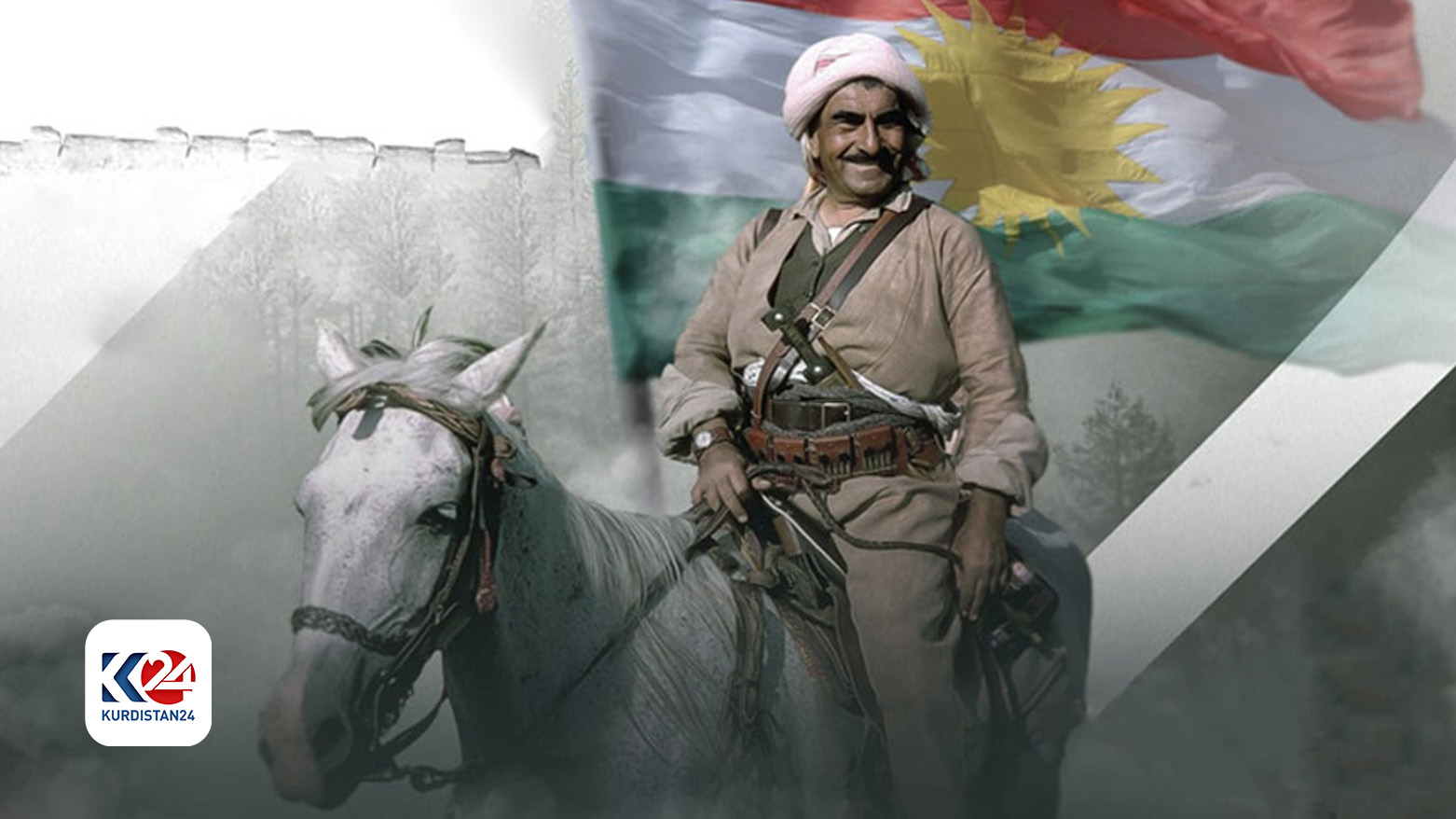 ملا مصطفی بارزانی، رهبر جنبش رهایی‌بخش مردم کوردستان