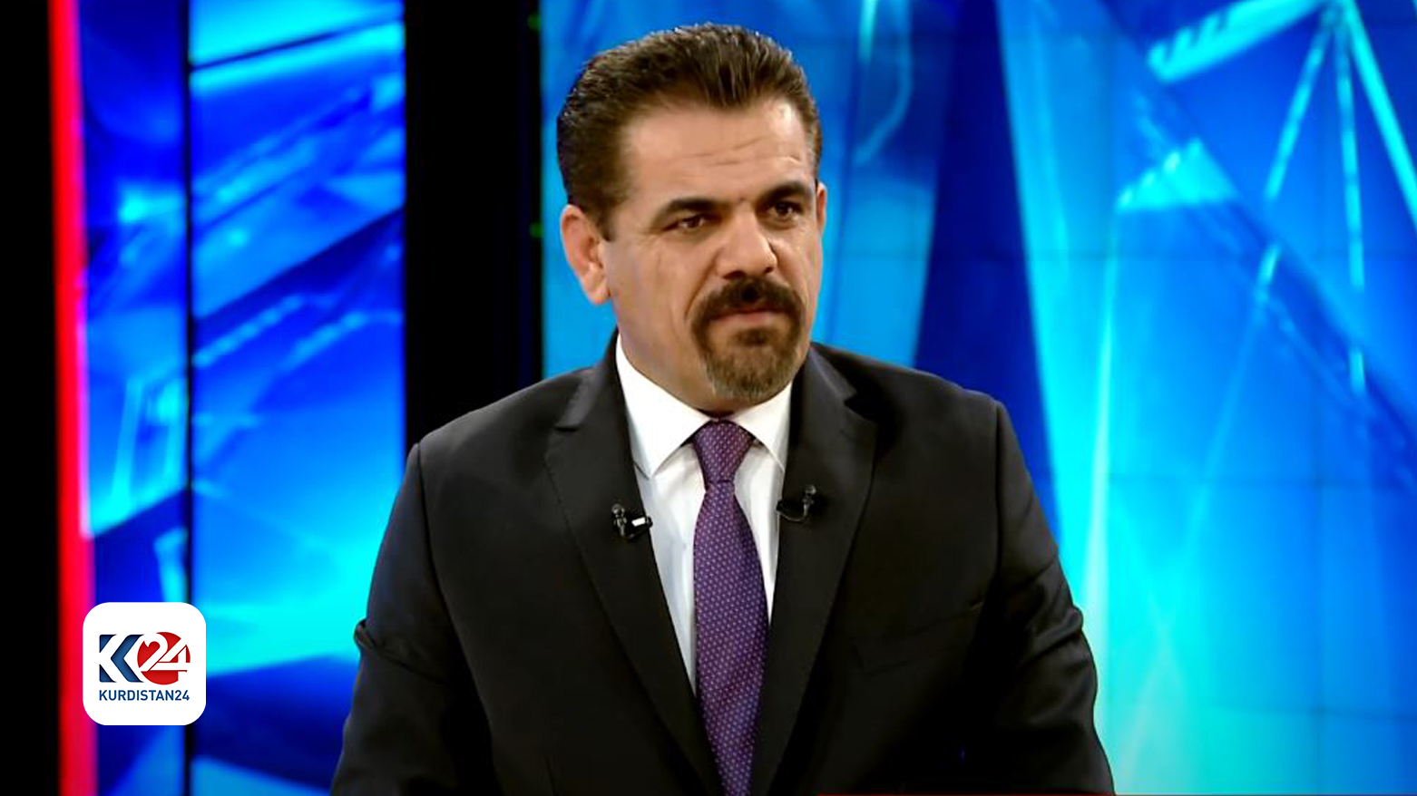 Ayad Kakeyi, a legal and constitutional law expert, speaking to Kurdistan24 on Thursday. (Photo: Kurdistan 24)