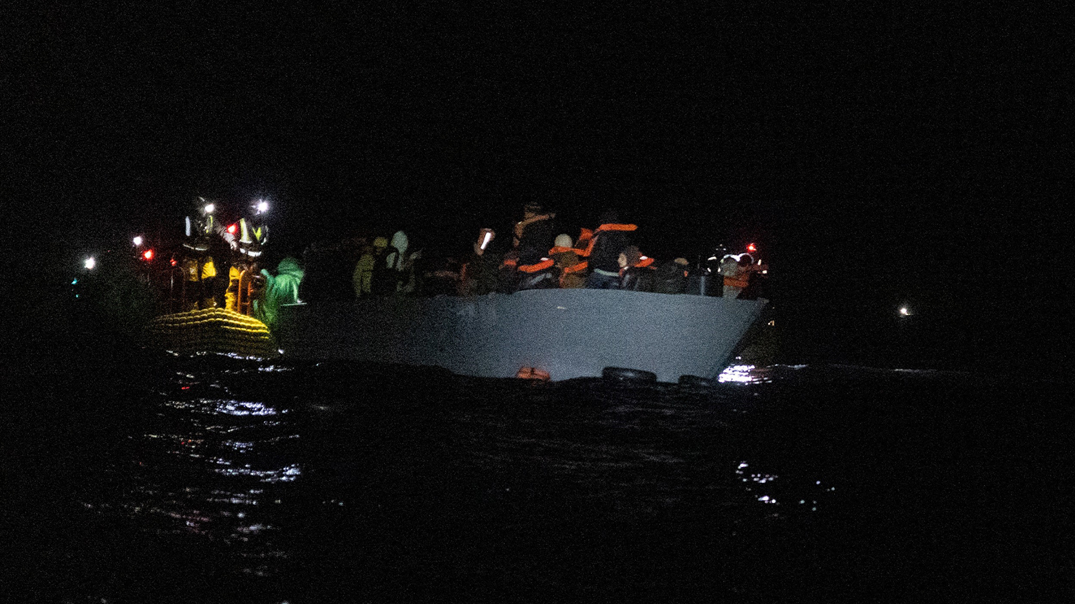 Survivors say at least  migrants die attempting to cross Med aid group