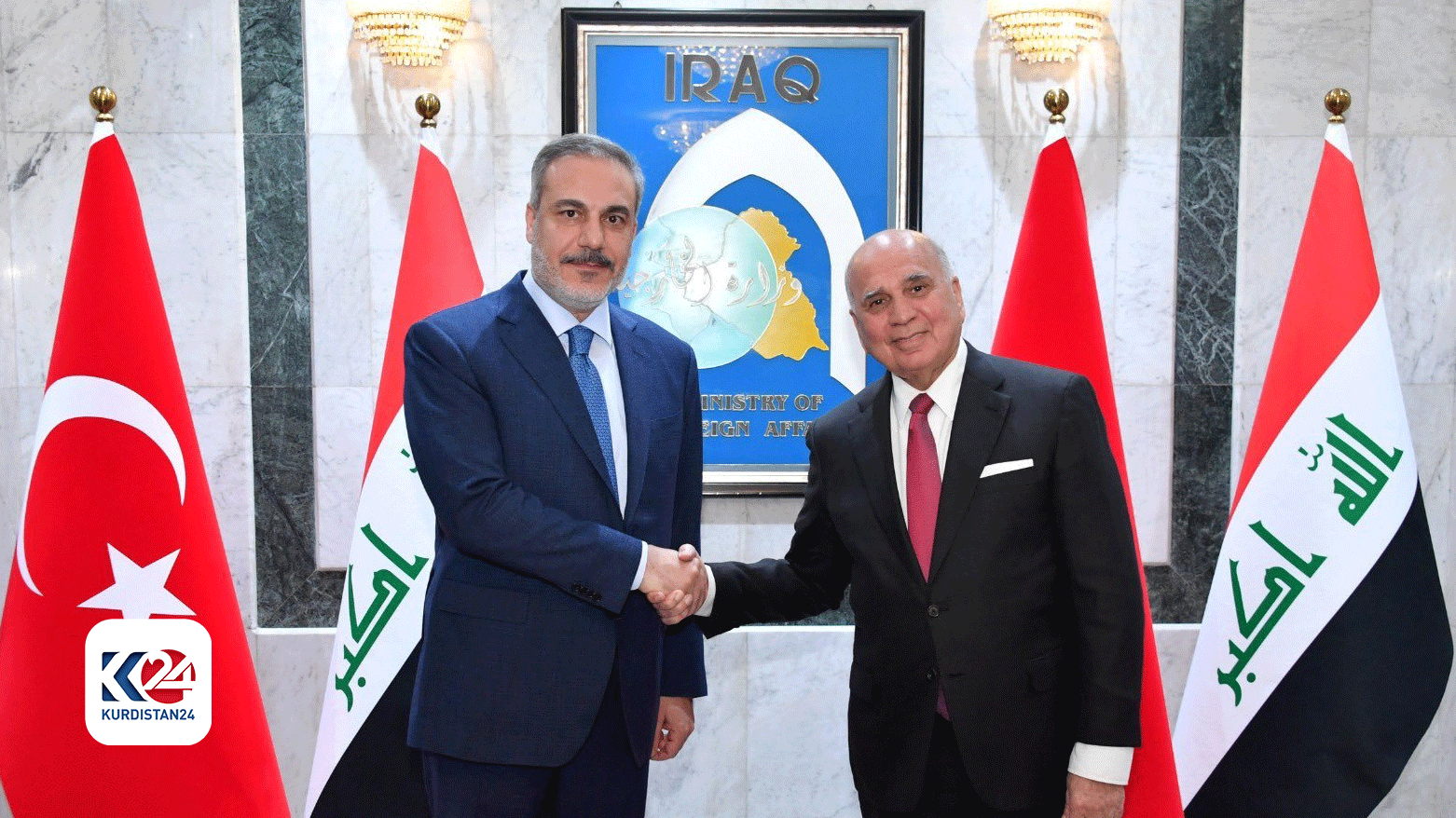 Turkish delegation holds security talks with Iraqi officials in Baghdad