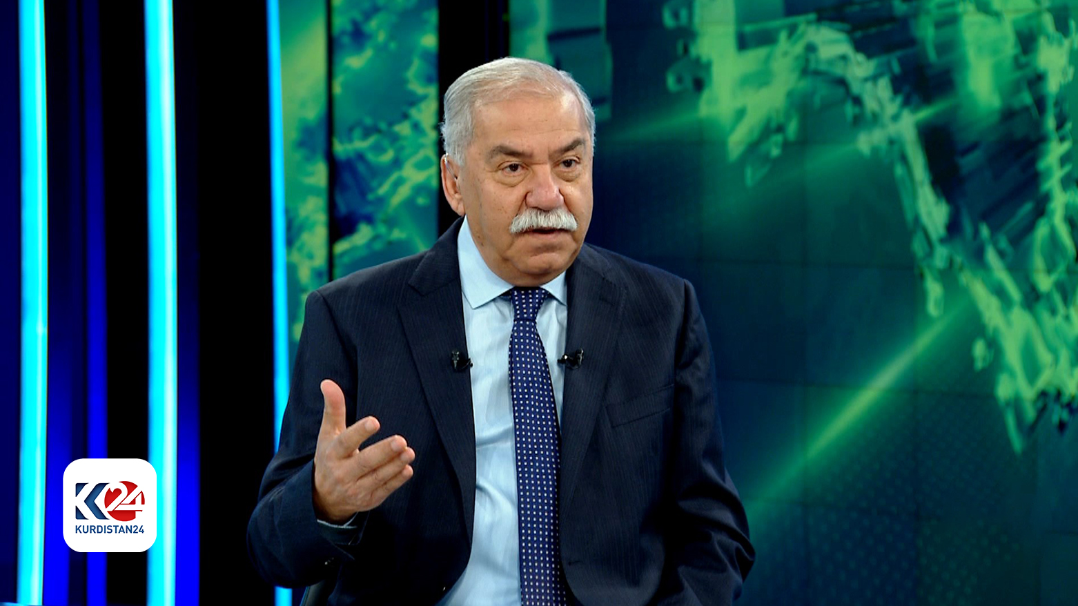 On Friday, Sunni politician Mithal al-Alusi participated in an interview with Kurdistan24. (Photo: Kurdistan 24)