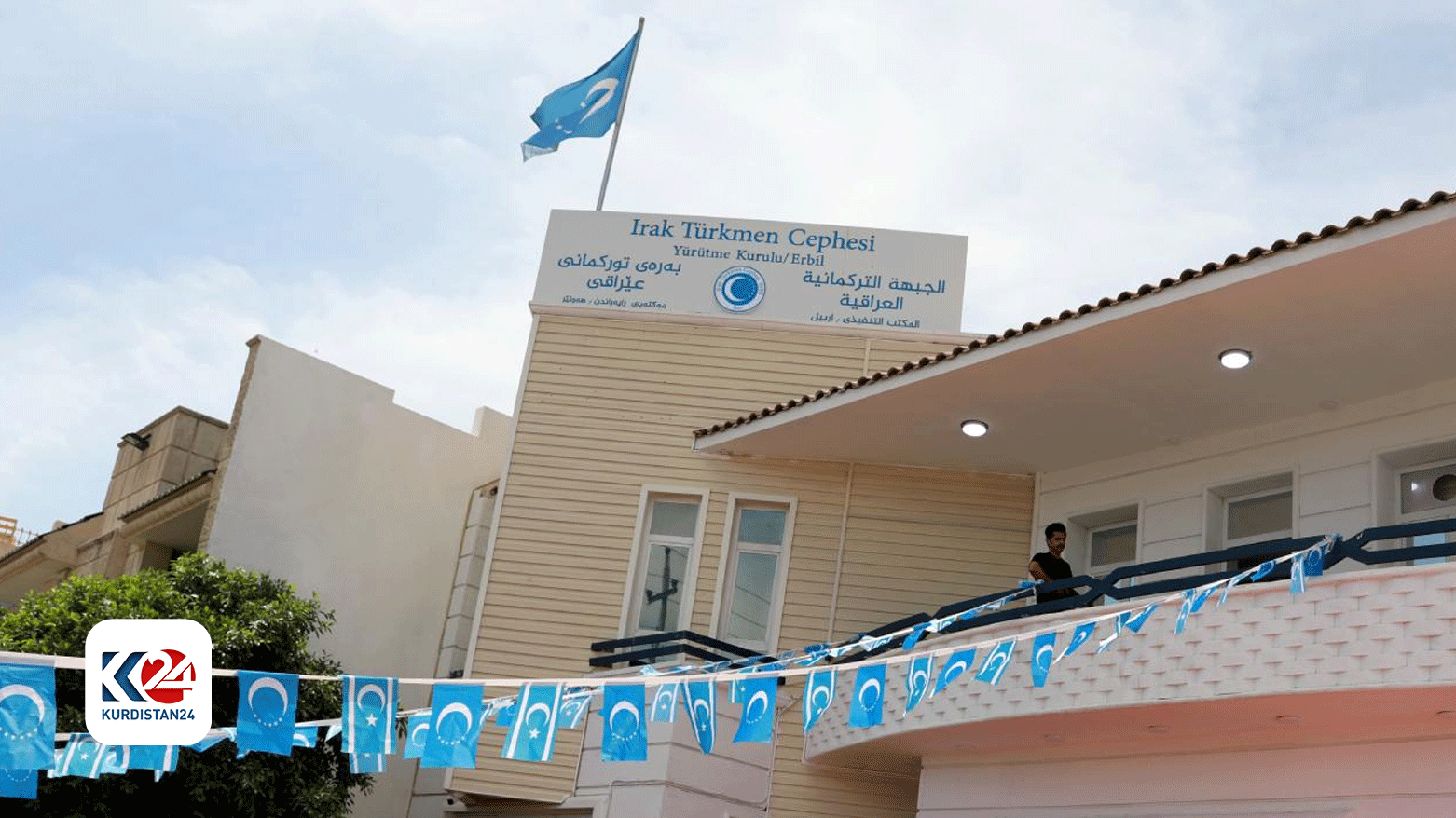 The headquarters of the Iraqi Turkmen Front. (Photo: Kurdistan24)
