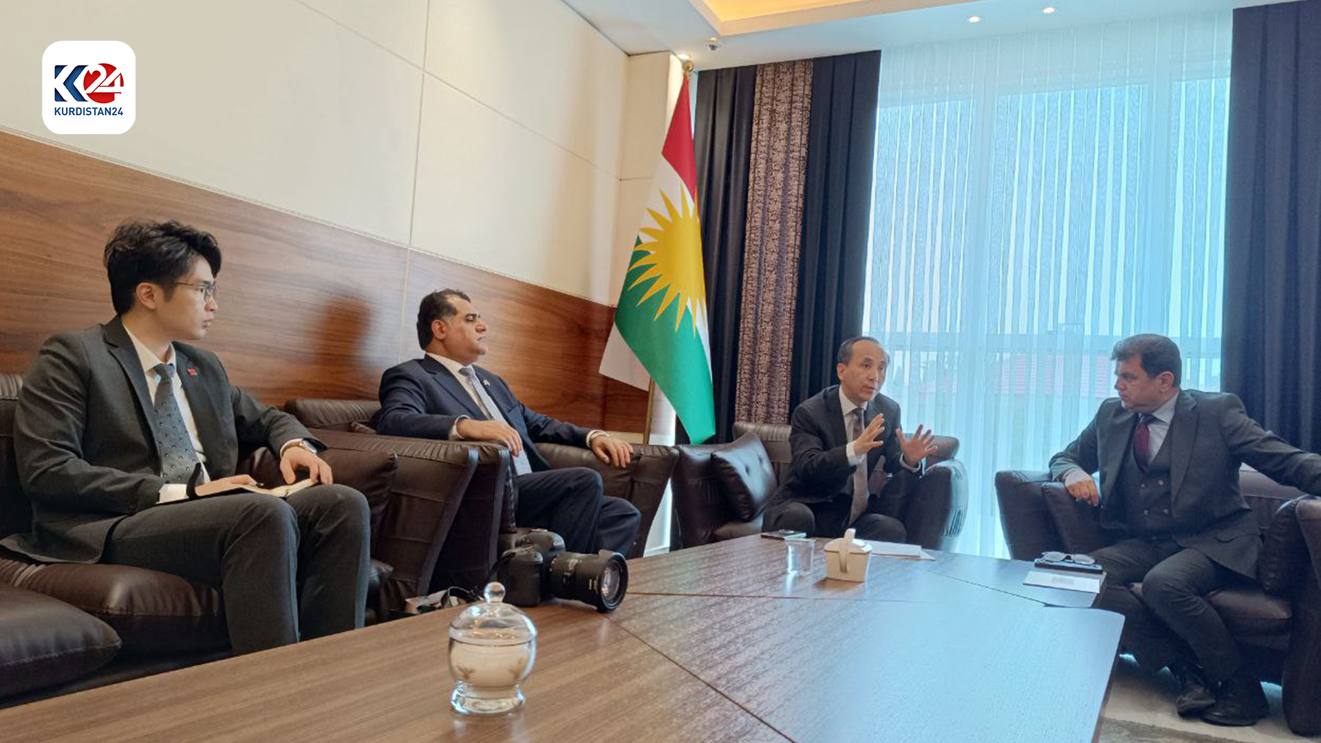 سەردانی کونسوڵی گشتیی کۆماری چین بۆ دامەزراوەی کوردستان24
