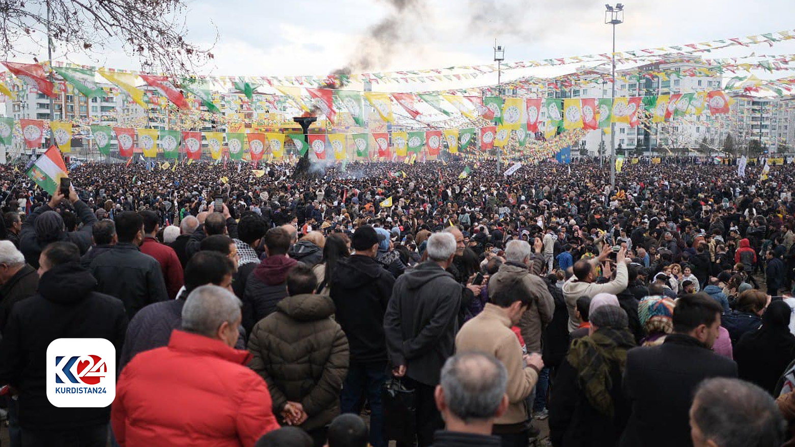 Diyarbakır'daki kutlamalardan bir kare
