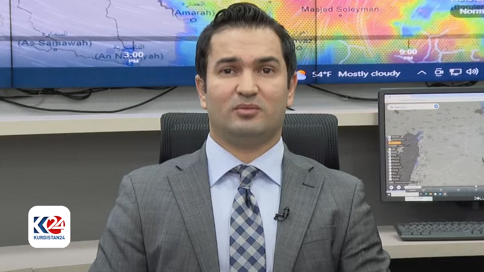 Ali Saeed, Director of Data and Information at the Coordination and Crisis Center of the KRG. (Photo: Kurdistan 24)