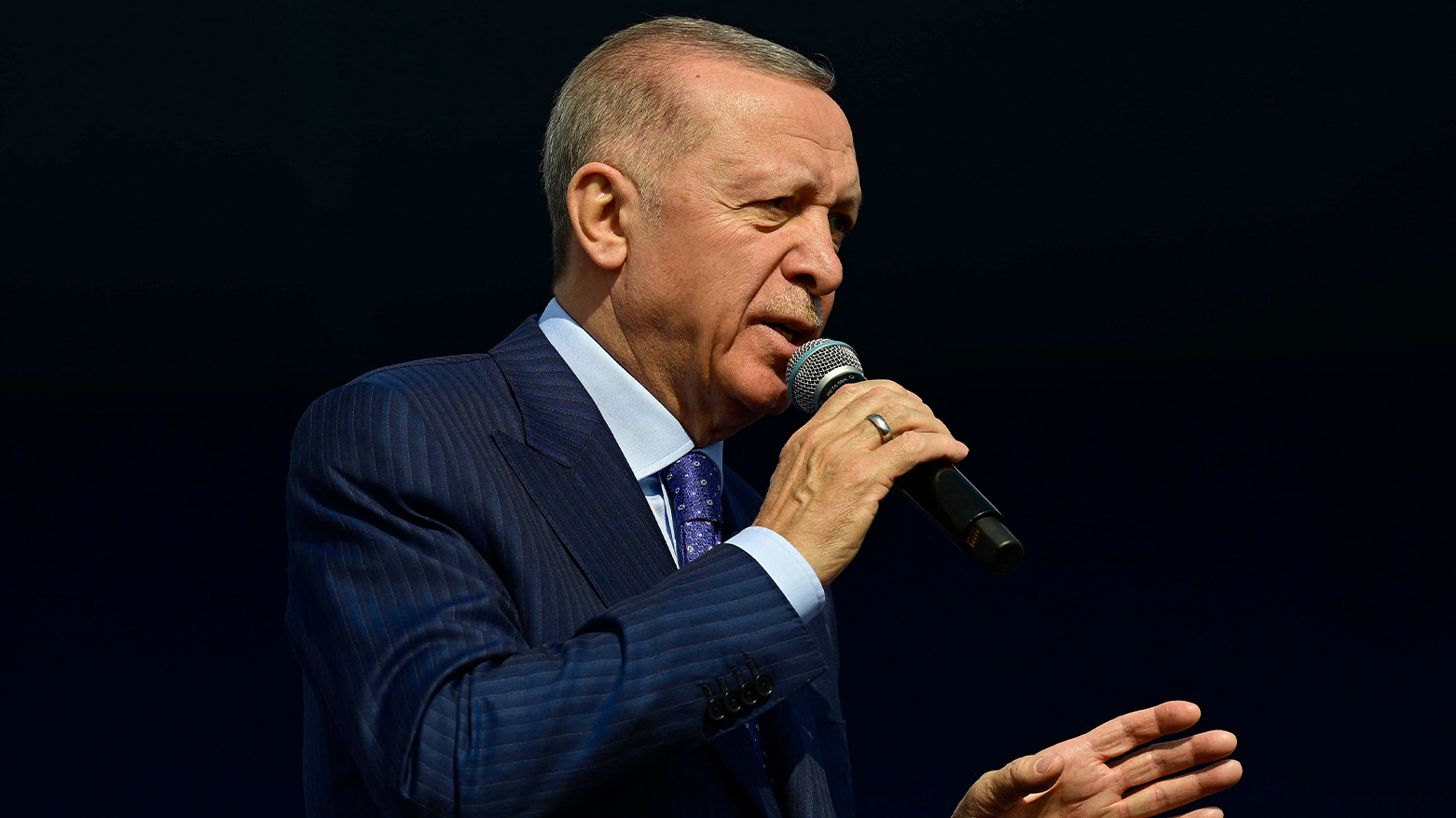 Turkey's President and leader of Justice and Development (AK) Party Recep Tayyip Erdogan. (Photo: Yasin AKGUL/AFP)