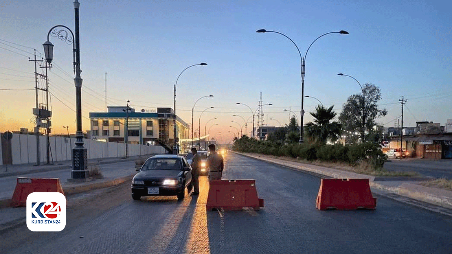 An Iraqi army checkpoint in Kirkuk's Daquq district. (Photo: Kurdistan34)