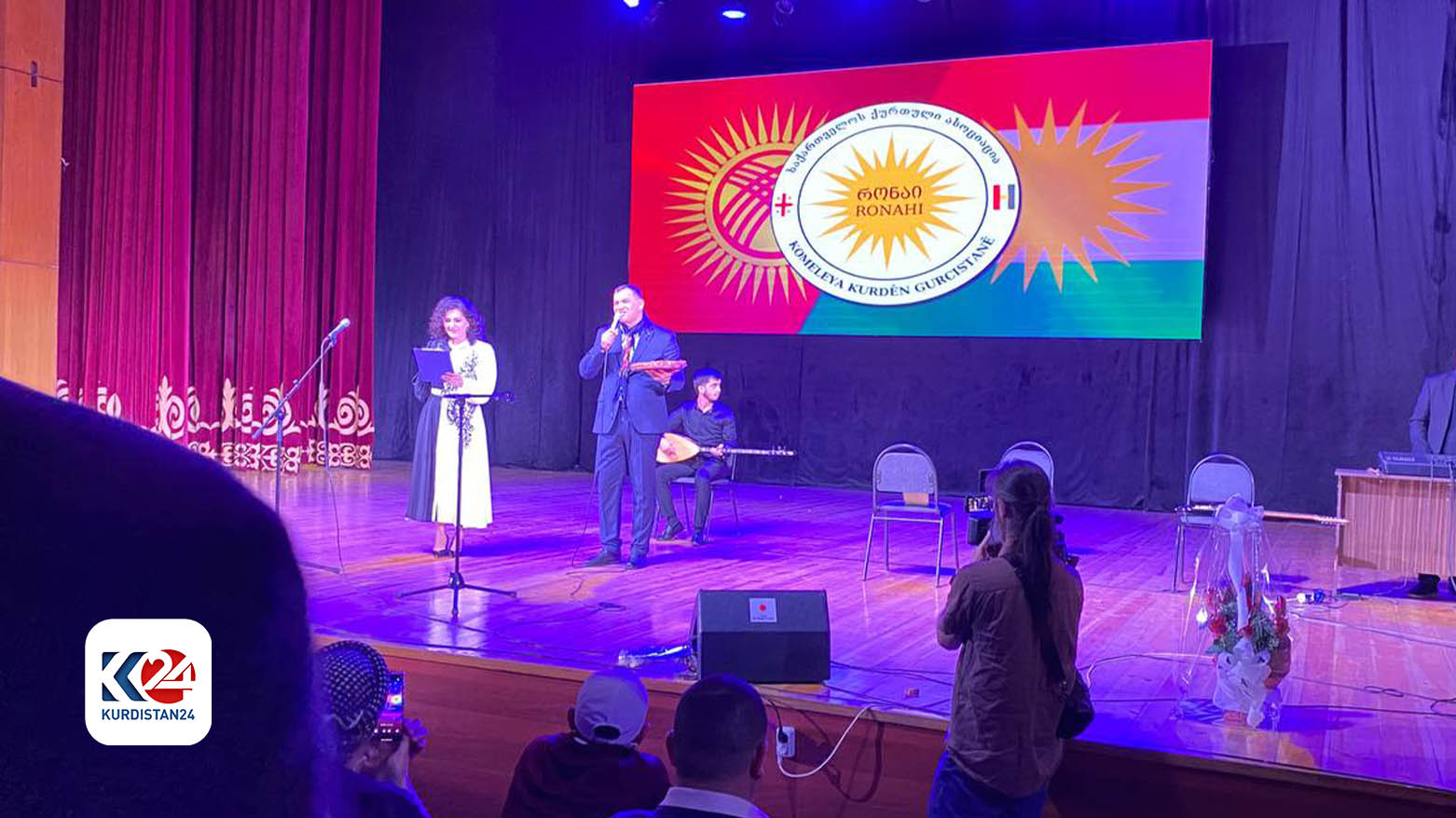 Congress for preserving Kurdish language in Kyrgyzstan, March 28, 2024. (Photo: Kurdistan24)