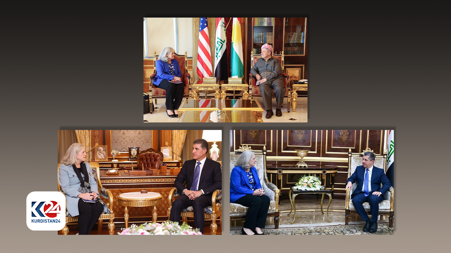 دیدارهای سفیر آمریکا در عراق با مقامات بلندپایه اقلیم کوردستان