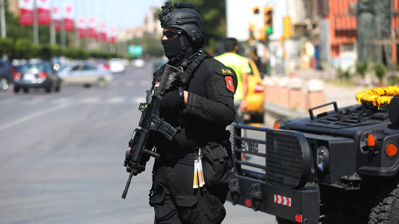 Members of the Iraqi Counter-terrorism Service (ICTS) are deployed in the streets of the capital Baghdad, March 27, 2021. (Photo: Ahmad al-Rubaye / AFP)