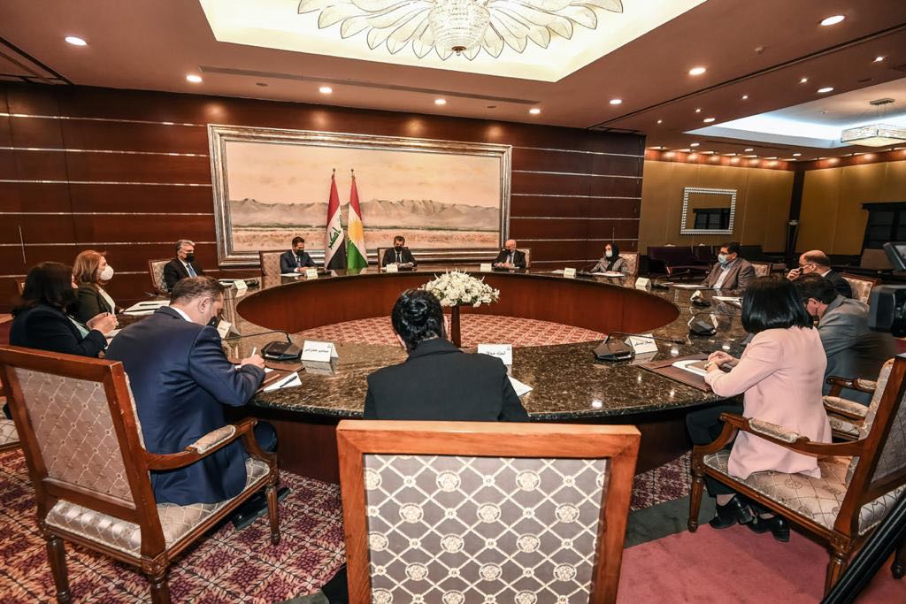 سەرۆکی حکومەتی هەرێمی کوردستان سەرپەرشتی کۆبوونەوەیەکی تایبەت بە بەرەنگاربوونەوەی توندوتیژی دژی ئافرەتان ده‌كات