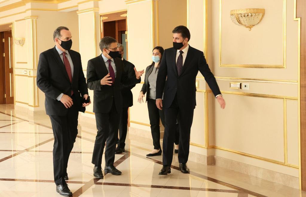 سه‌ردانی شاندی ئه‌مه‌ریكا بۆ لای سه‌رۆكی هه‌رێمی كوردستان