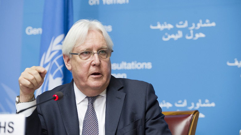 Martin Griffiths, UN Special Envoy for Yemen, briefs the press on the Geneva Consultations on Yemen, Palais des Nations, Sept. 5, 2018. (Photo: Violaine Martin/UN)