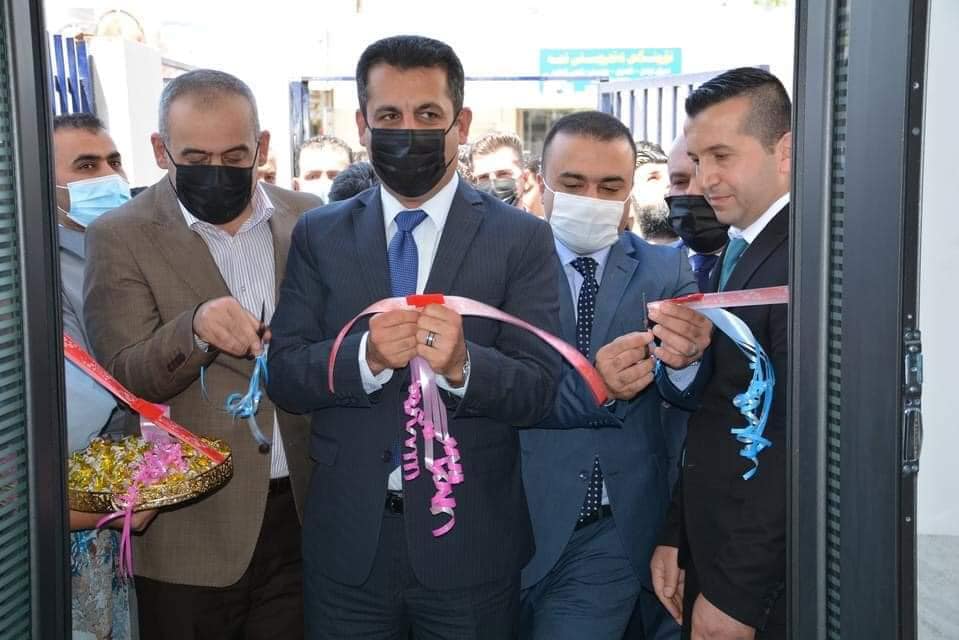 سامان به&zwnj;رزنجی، وه&zwnj;زیری ته&zwnj;ندروستی حكومه&zwnj;تی هه&zwnj;رێمی كوردستان سه&zwnj;نته&zwnj;ری گواستنه&zwnj;وه&zwnj;ی خوێنی له&zwnj; ده&zwnj;ڤه&zwnj;ری بتوێن كرده&zwnj;وه&zwnj;