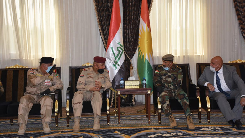 The Kurdistan Region's Peshmerga and the army held an intensive series of meetings recently. (Photo: Archive)