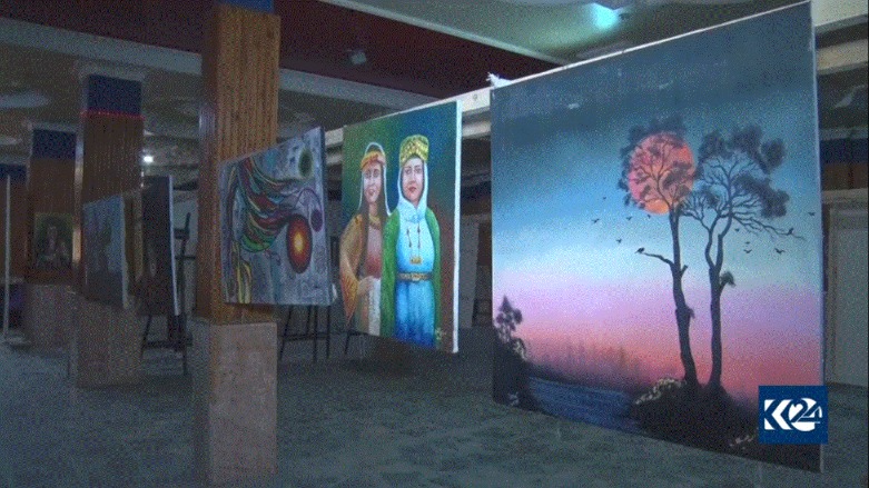 131 tabloyên şêwekariyê di çalakiyeke hunerî de hatin pêşandan