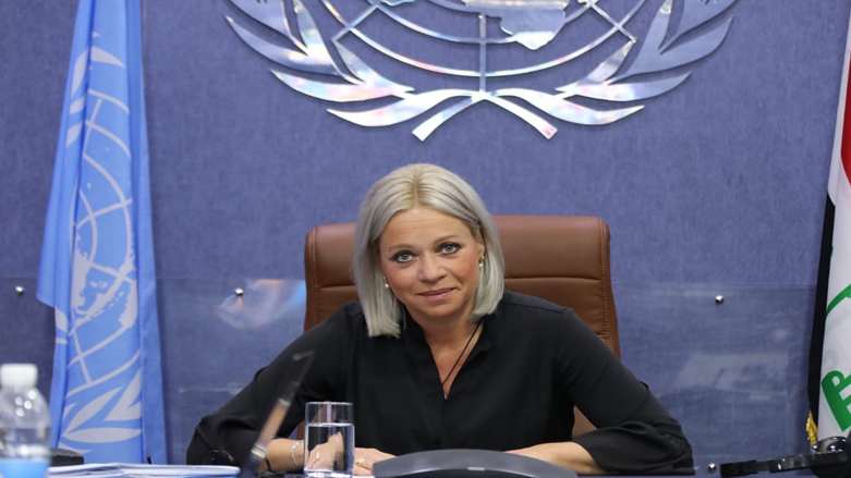 UN Secretary-General for Iraq and Head of UNAMI, Jeanine Hennis-Plasschaert, at the open video-teleconference of the UN Security Council, February 16, 2021 (Photo: UN)