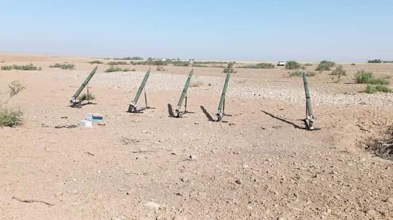 Iraq's Security Media Cell said 5 Grad rockets seized in Pirde, Kirkuk province, on May 31, 2021 were ready to launch. (Photo: Kurdistan 24)