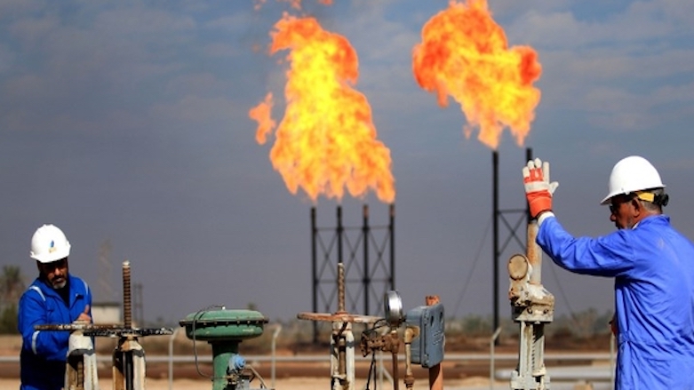 Iraqi oil worker at the Nahr Bin Omar natural gas facility, Basra, Iraq. (Photo: AFP)