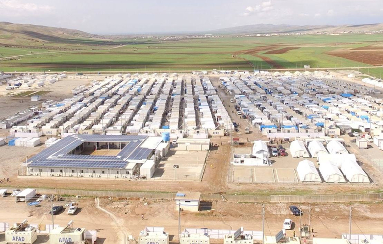 The Bersive IDP camp in Zakho (Photo: Bersive camp 1/Facebook)