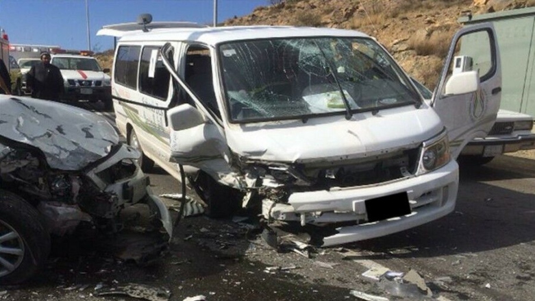 حادثه‌ی رانندگی در یکی از جاده‌های عراق/آرشیو