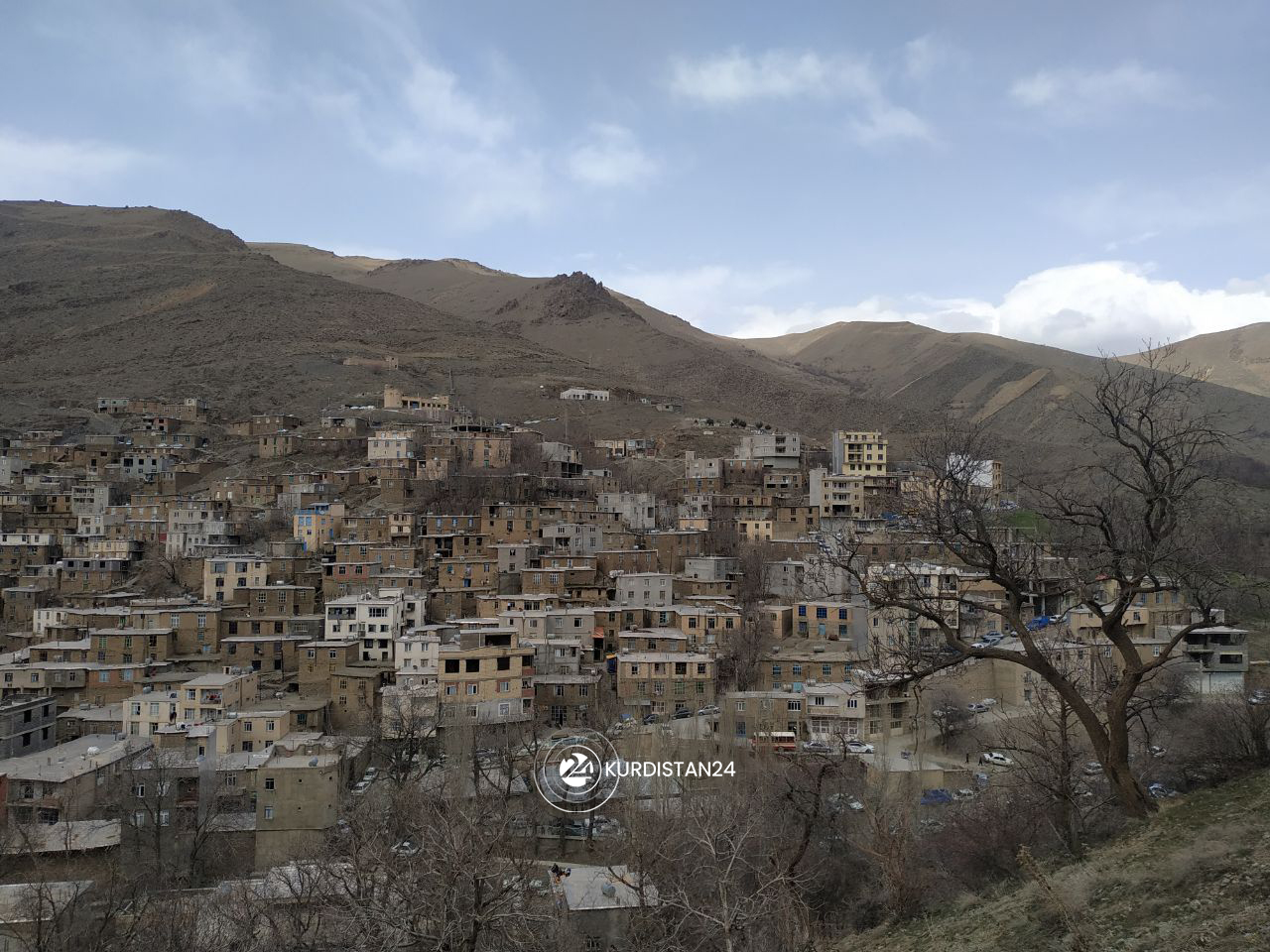  ئاوایی بێساران-ی هەورامان لە سنووری پارێزگای سنه‌ له‌ رۆژهه‌ڵاتی كوردستان، فۆتۆ: سارا جەعفەری