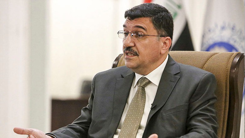 Iraqi Minister of Water Resources Mahdi Rashid al-Hamdani. (Photo: Sabah Arar/AFP)