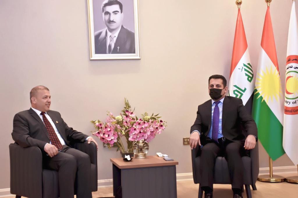 کۆبوونەوەی وەزیری تەندروستی حکومەتی هەرێمی کوردستان و بۆردی پزیشکی ئوردنی