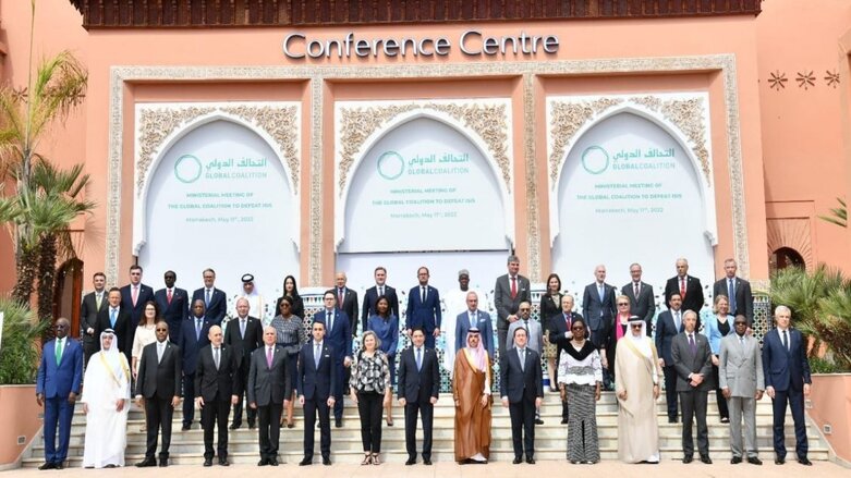 Officials attending the Defeat-ISIS Coalition meeting in Morocco, Wednesday, May 11, 2022 (Photo: The Global Coalition)