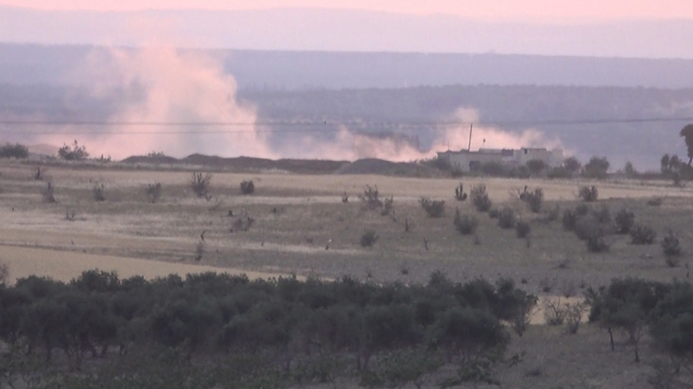 Turkish-backed groups shelled villages in Kobani on Thursday, May 12, 2022 (Photo: ANHA)