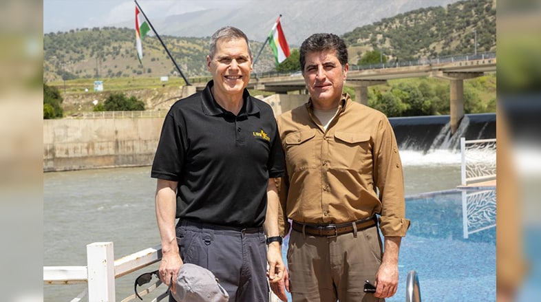 استقبال نچیروان بارزانی از سفیر آمریکا در عراق