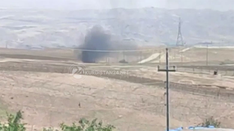 The PKK prevented firefighters from entering the area. (Photo: Kurdistan 24)