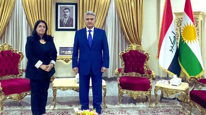 Fenk Shafeeq was appointed as the new Director General of the General Directorate of Combating Violence against Women (Photo: Rebar Ahmad/Twitter)