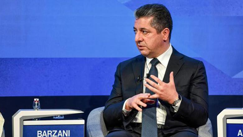 Kurdistan Region Prime Minister Masrour Barzani during a panel titled ‘A New Security Architecture in the Middle East’ at the World Economic Forum in Davos, Switzerland (Photo: Kurdistan 24)